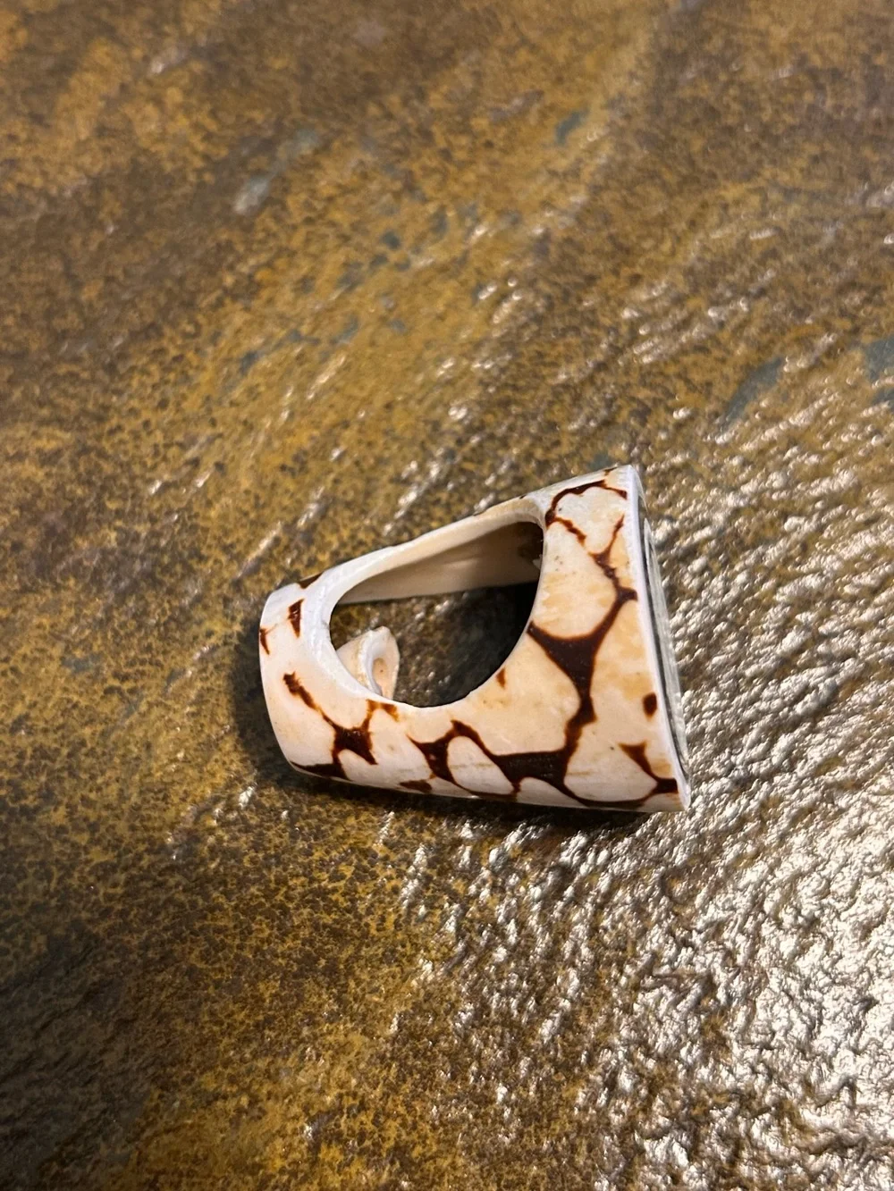 Vintage & Unique Ring - Seashell 🐚 side 8